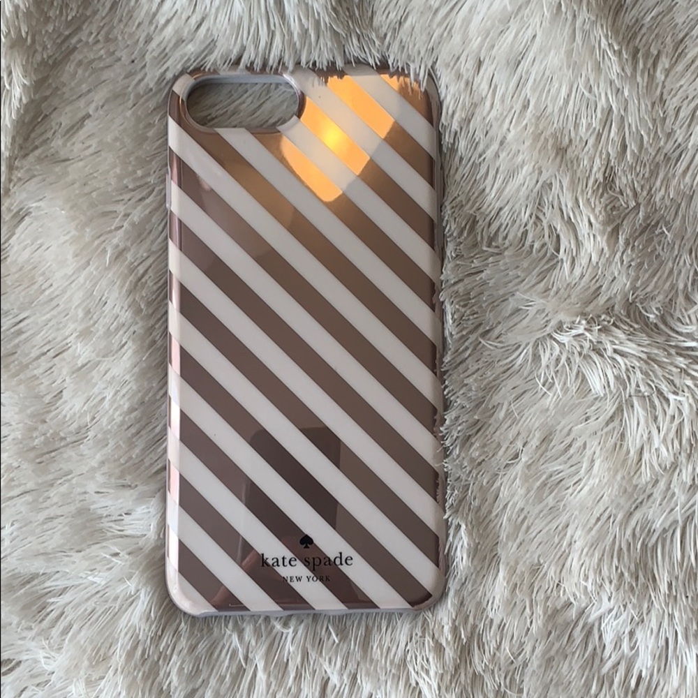 Kate Spade rose gold iPhone 7/8 plus case